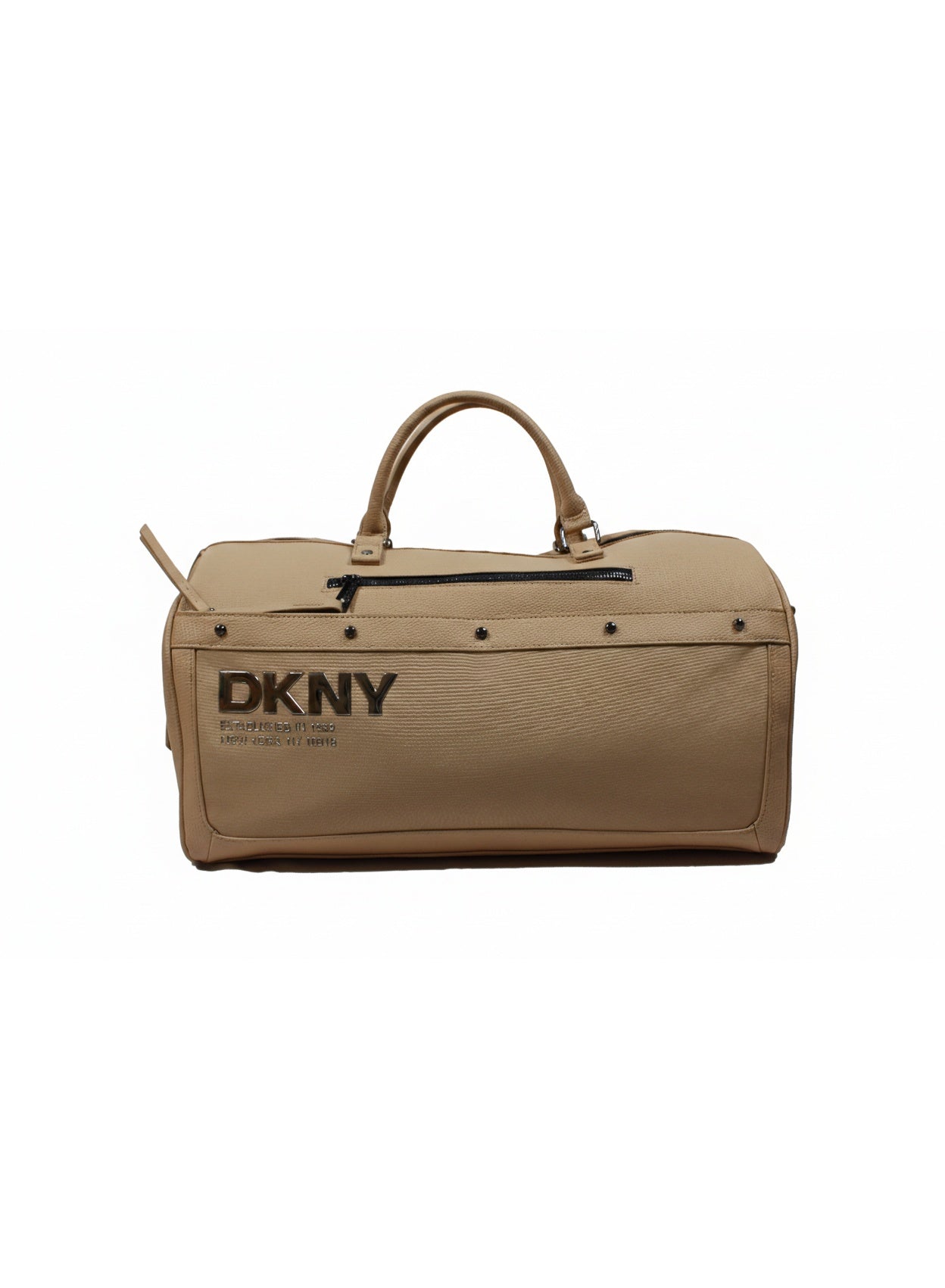 Dkny Rivets Duffle Bag for Unisex | Ultra Lightweight Wheels 2 Color Cork
