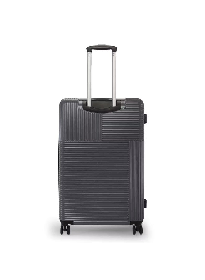 Calvin Klein Astoria Hardside Luggage on Wheels for Unisex | Ultra Lightweight ABS with 4 Spinner Wheels | Color Charcoal