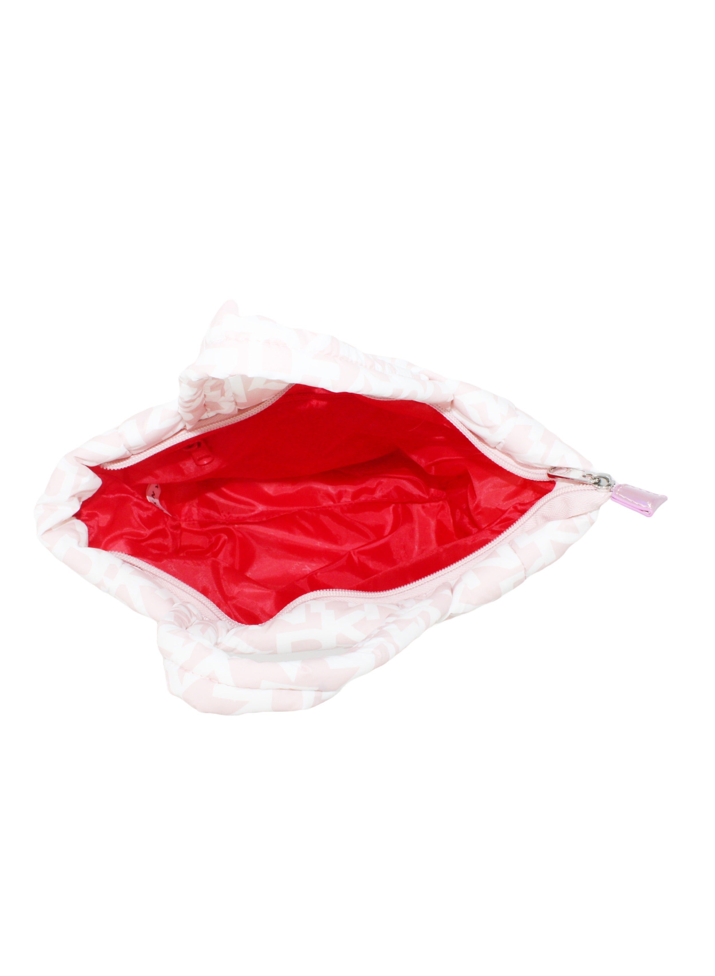 DKNY Signature Puffer Mini Tote Cosmetic Bag, Travel Make up Bag Small, Small Lightweight Cosmetic Bag Storage Bag, Small Makeup Bag, Travel Toiletry Bag