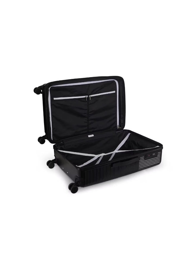 Calvin Klein Astoria Hardside Luggage on Wheels for Unisex | Ultra Lightweight ABS with 4 Spinner Wheels | Color Black