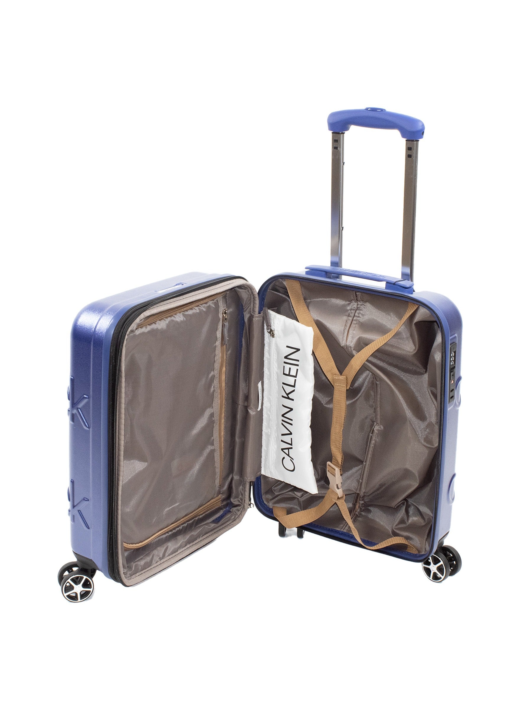 Calvin Klein Insignia Hardside Spinner Luggage On Wheels, Ultra Lightweight ABS, 4 Double Wheels