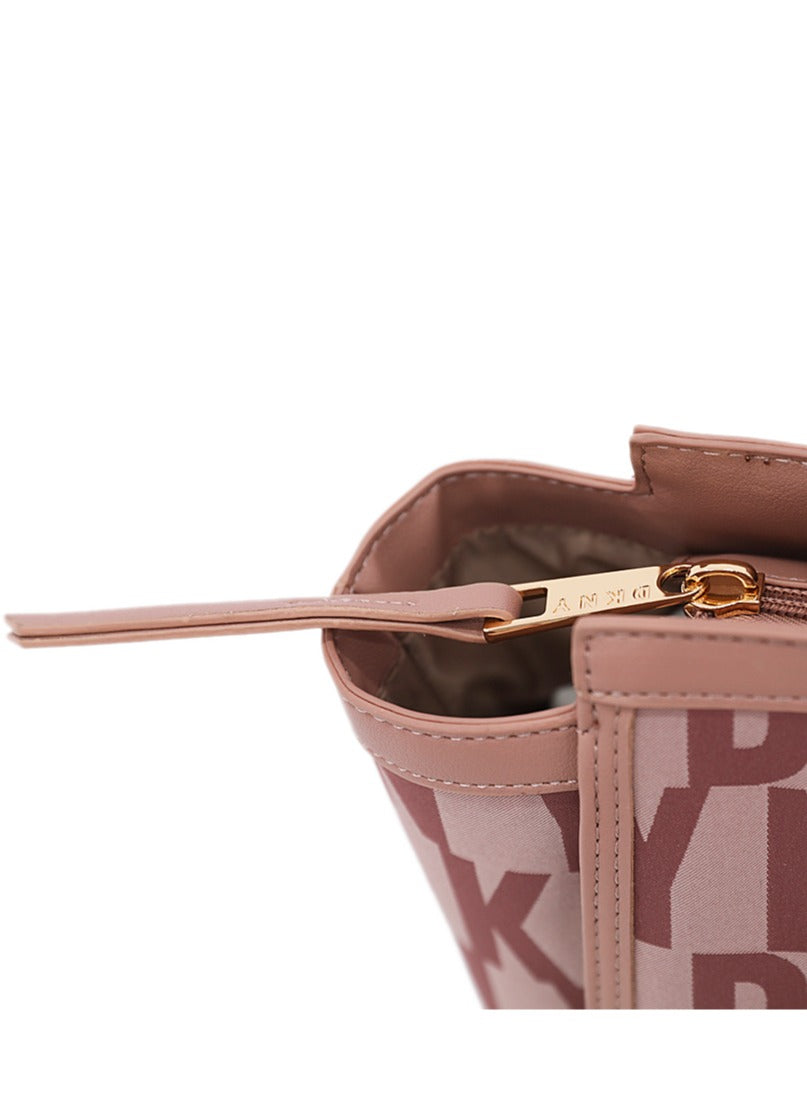 ICONIC women's handbag & shoulder bags women shoulder tote bags top handle satchel color BLUSH