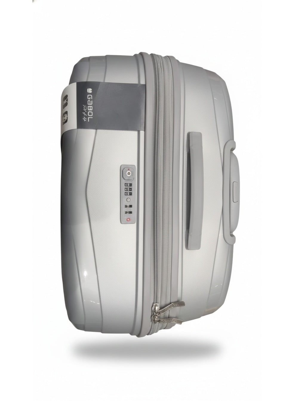 Gabol Queens Large Hard Shell Suitcase – 75cm Trolley Luggage, Lightweight ABS Material, 4-Wheel Spinner, TSA Lock – Plata/Silver