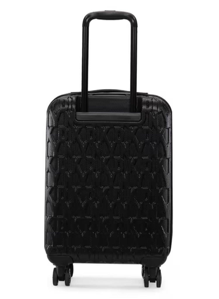 DNA Hardside Luggage on Wheels for Unisex | Ultra Lightweight ABS on with Spinner Wheels 4 Color Black