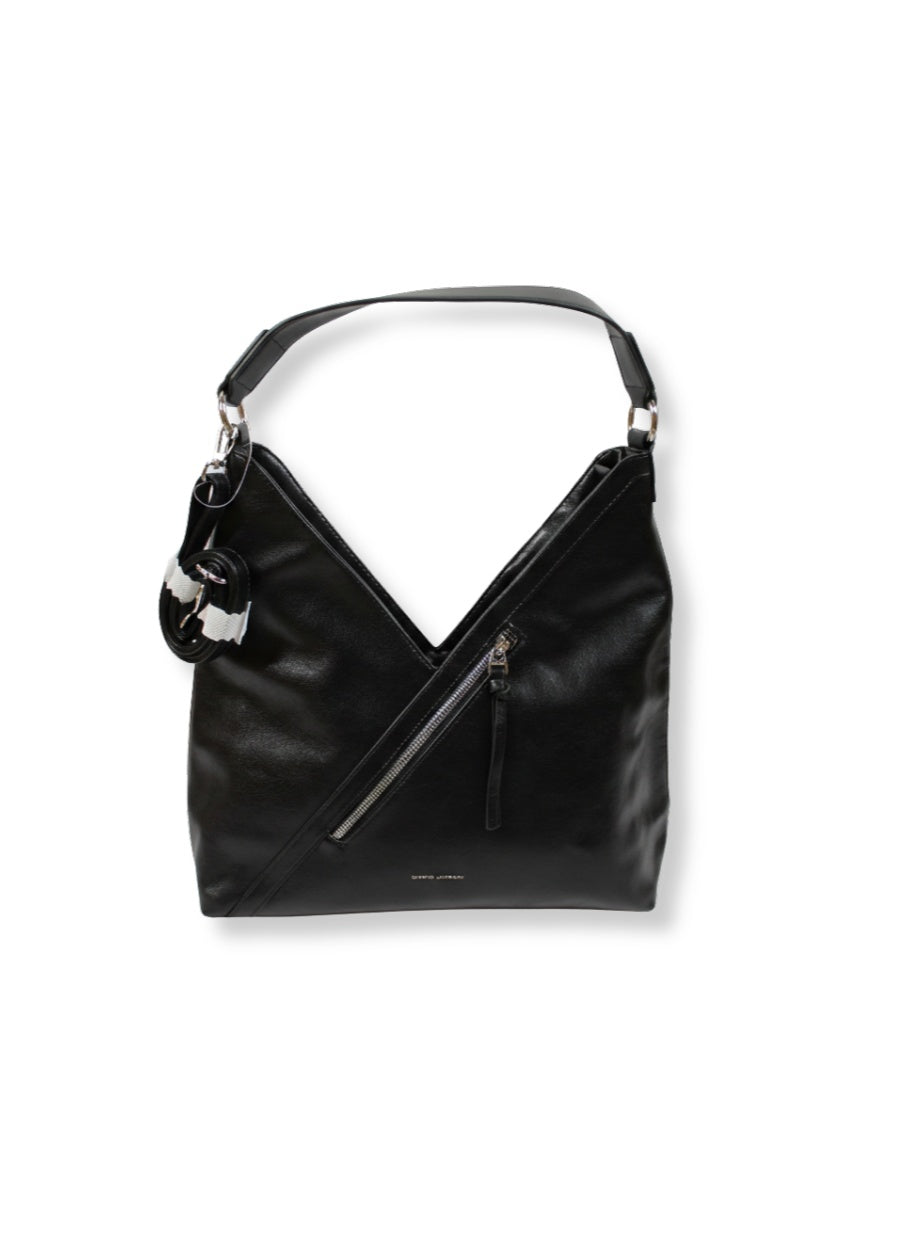 David Jones Women's Handbag Stylish and Durable Everyday Carry | Color Black(CM7551)