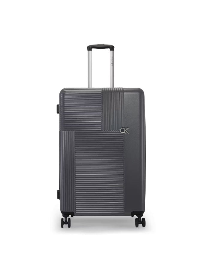 Calvin Klein Astoria Hardside Luggage on Wheels for Unisex | Ultra Lightweight ABS with 4 Spinner Wheels | Color Charcoal
