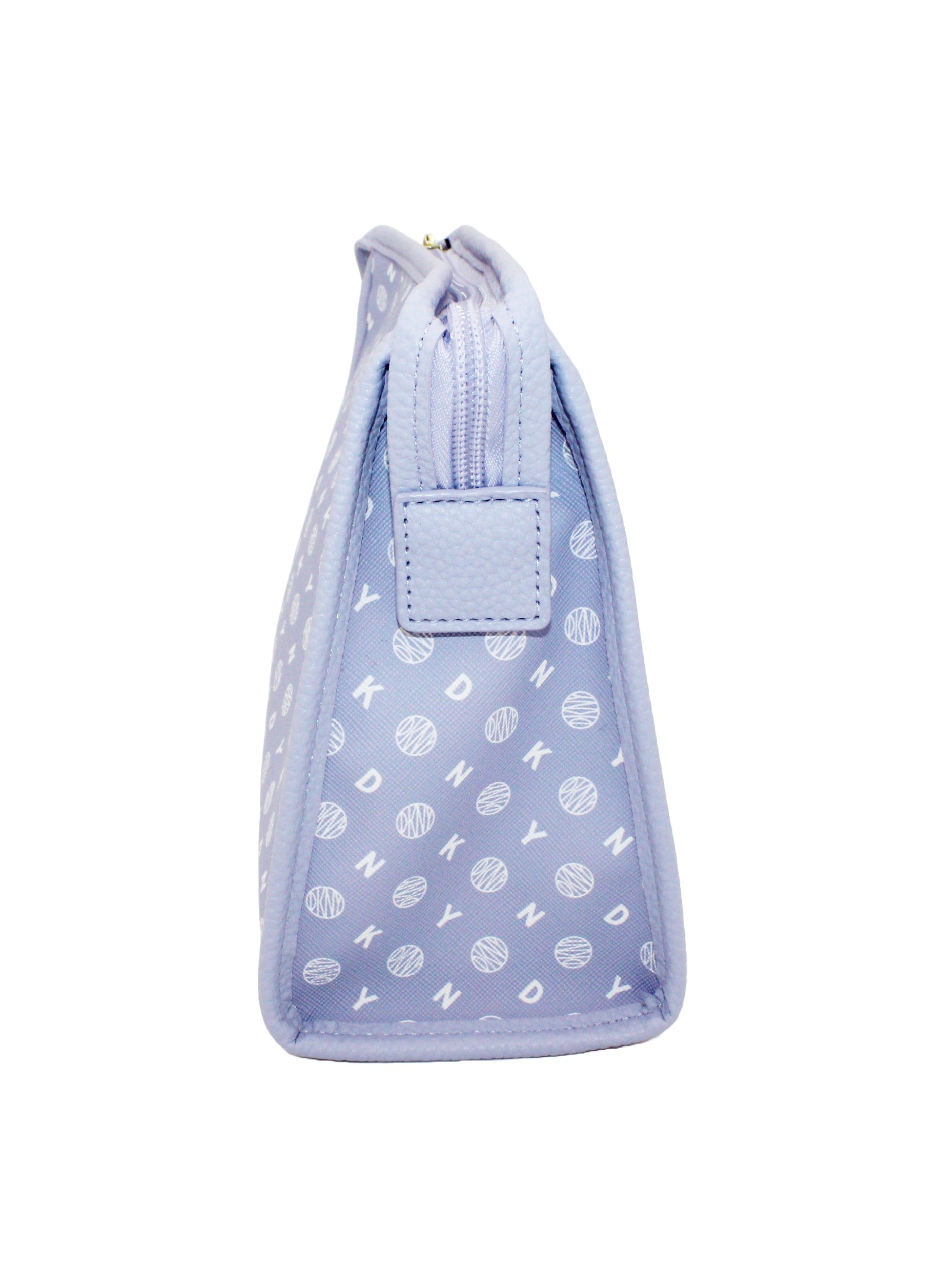 DKNY Legacy T Stand Cosmetic Bag, Travel Make up Bag Small, Small Waterproof and Lightweight Cosmetic Bag Storage Bag, Small Makeup Bag, Travel Toiletry Bag