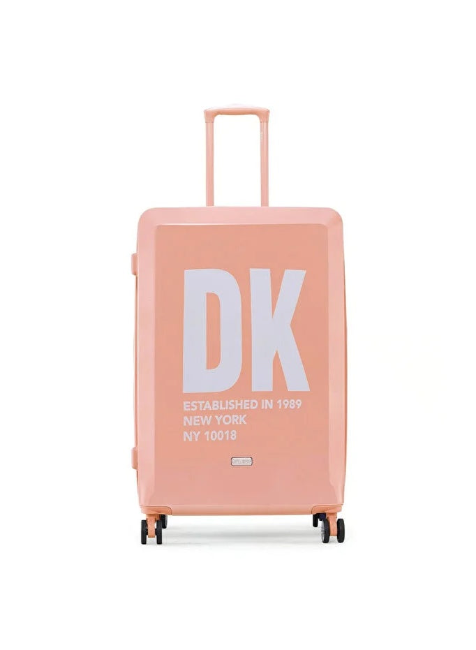 DKNY Bold Hardside Luggage – Small Size | Stylish Casual Wear | Premium Comfort – Coral Color