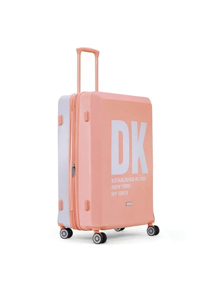 DKNY Bold Hardside Luggage – Small Size | Stylish Casual Wear | Premium Comfort – Coral Color