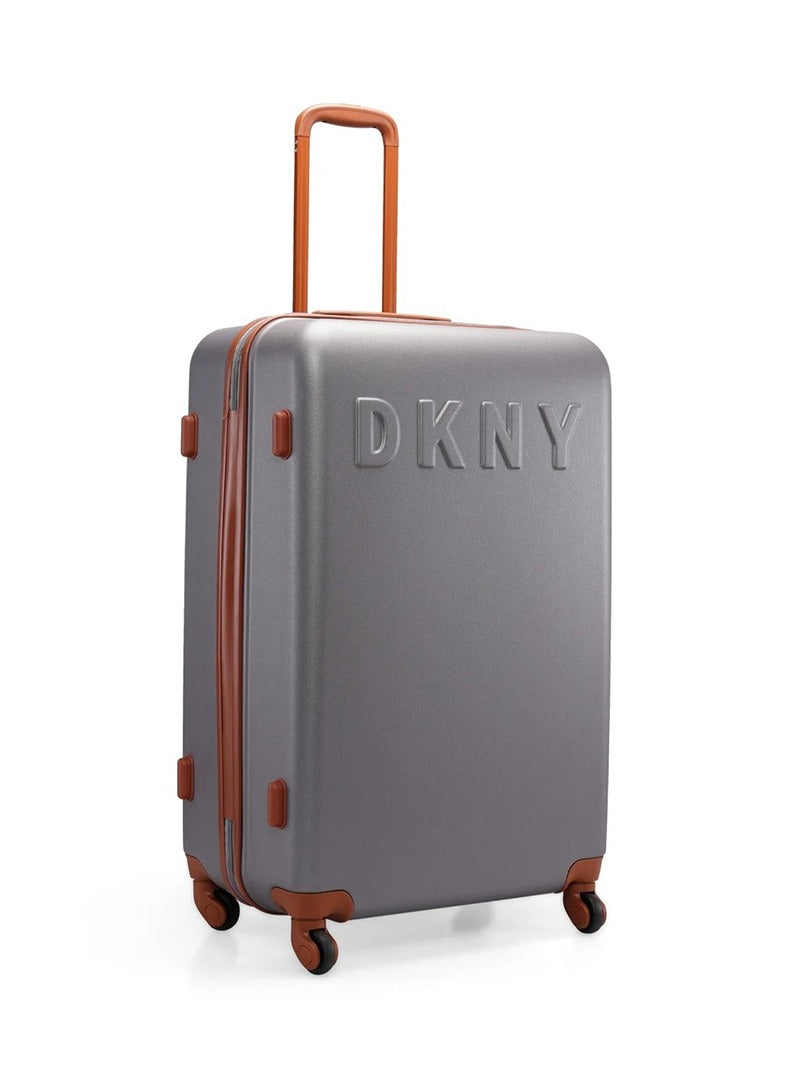 Dkny Promo INTL PM1 Hardside Luggage on Wheels for Unisex | Ultra Lightweight ABS on with Spinner Wheels 4 Color Charcoal