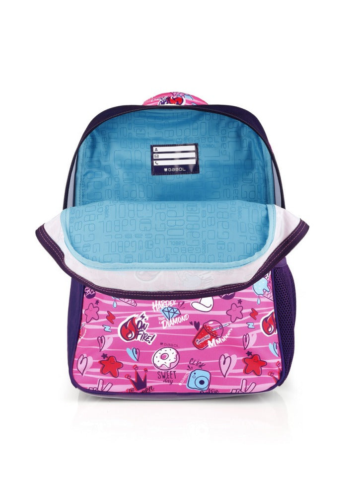 Gabol Sticker Kids Backpack Lightweight Children's Nursery School Bag for Preschool Boys Girls