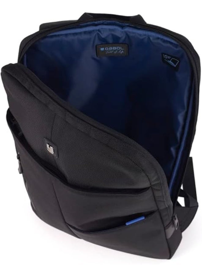Gabol Intro Laptop Backpack for Men Women, Travel Backpacks Students BookBag with Laptop Compartment, Water Resistant Business Work Casual Computer Daypack (30x42x5)