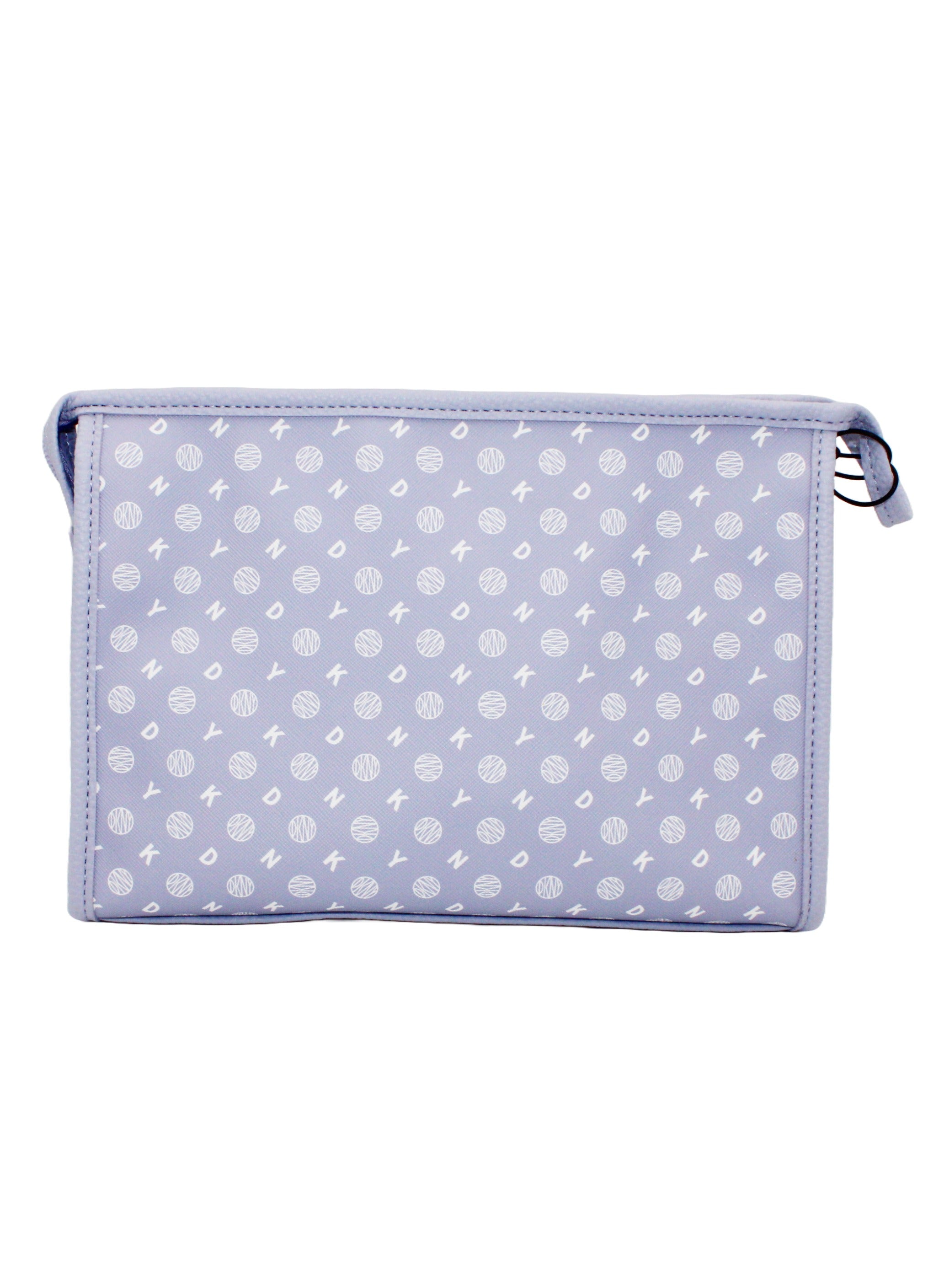 DKNY Legacy T Stand Cosmetic Bag, Travel Make up Bag Small, Small Waterproof and Lightweight Cosmetic Bag Storage Bag, Small Makeup Bag, Travel Toiletry Bag