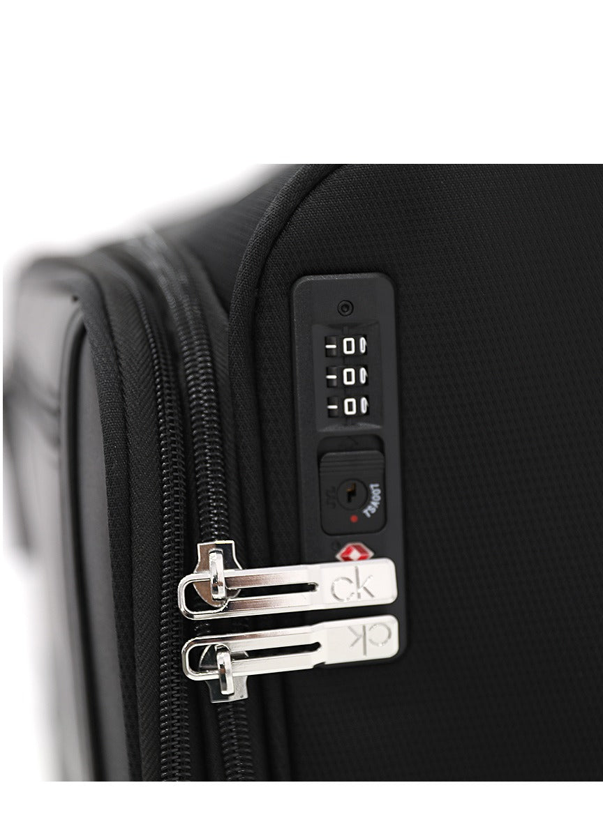 Solana Softside Spinner Luggage On Wheels, Ultra Lightweight, 4 Double Wheels