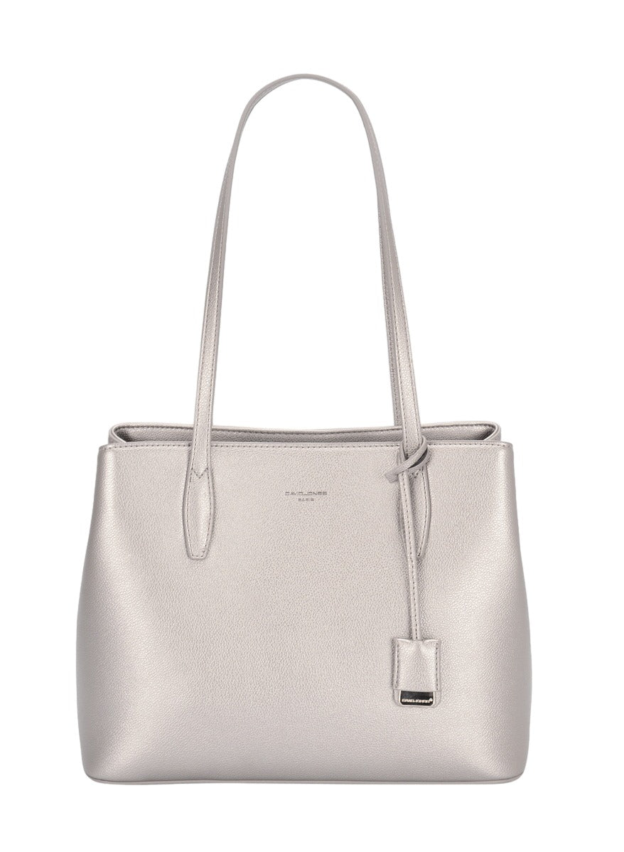 David Jones Kyria Handbags for Women Top Handle Purse Faux Leather Satchel Bags Stylish Tote Bags Shoulder Crossbody Bag Ladies Handbag