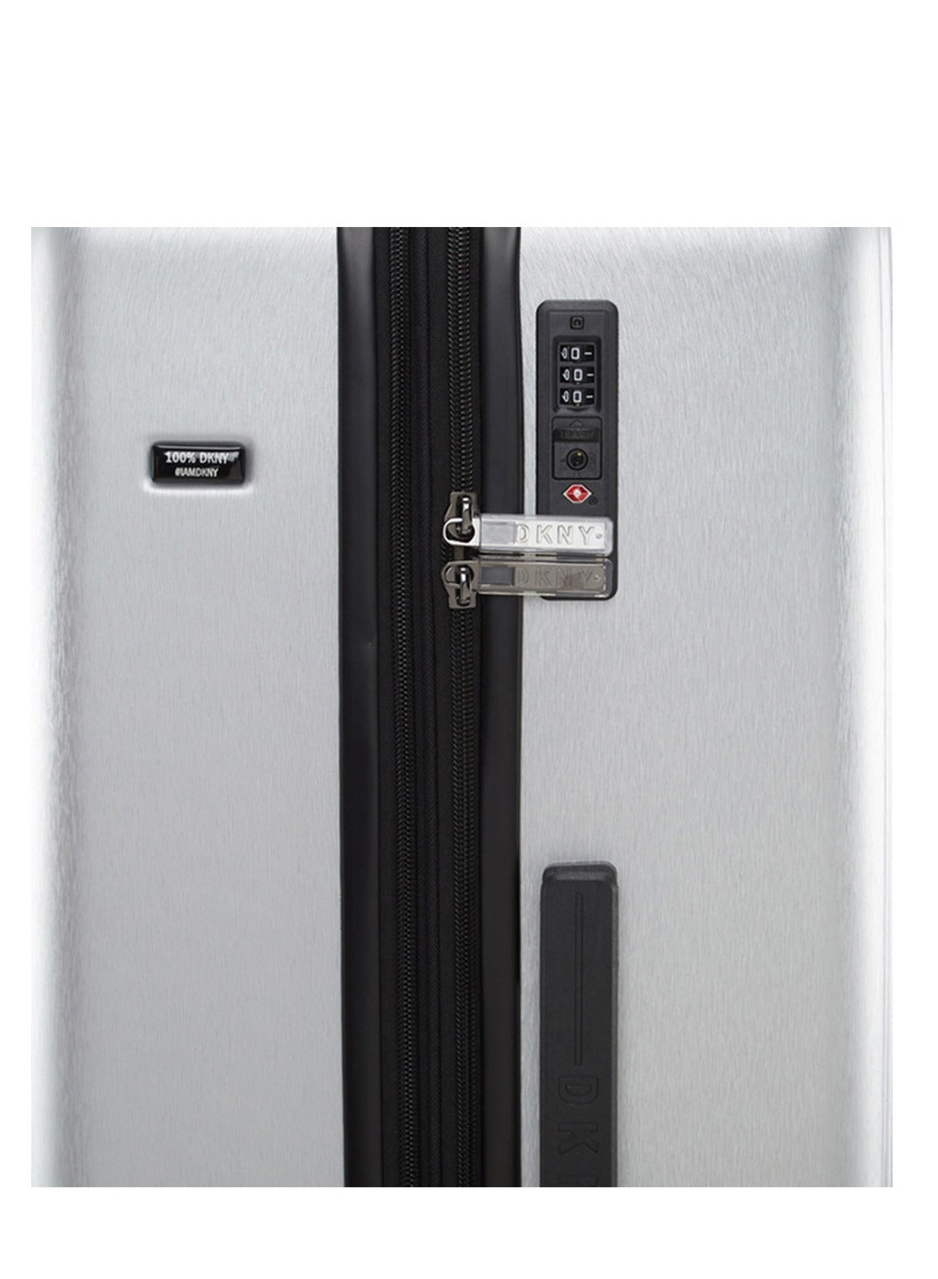 Dkny New Yorker Hardside Luggage on Wheels for Unisex | Ultra Lightweight ABS on with Spinner Wheels 4 Color Silver