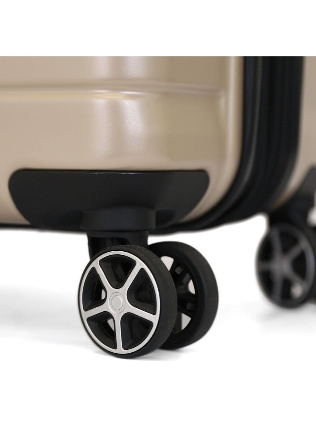Ridge Line Hardside Spinner Luggage On Wheels, Ultra Lightweight ABS, 4 Double Wheels Color TAUPE