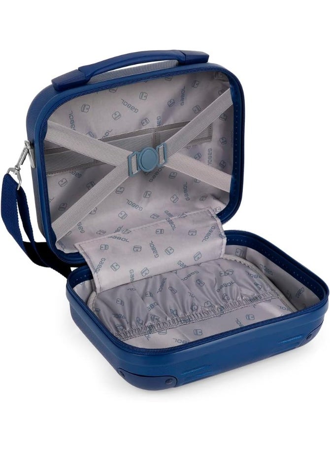 Gabol Balance Luggage ABS + PP Hardshell Clearance Luggage bag Hardside Lightweight Durable Carry On Suitcase, Spinner Wheels: Color  - Blue