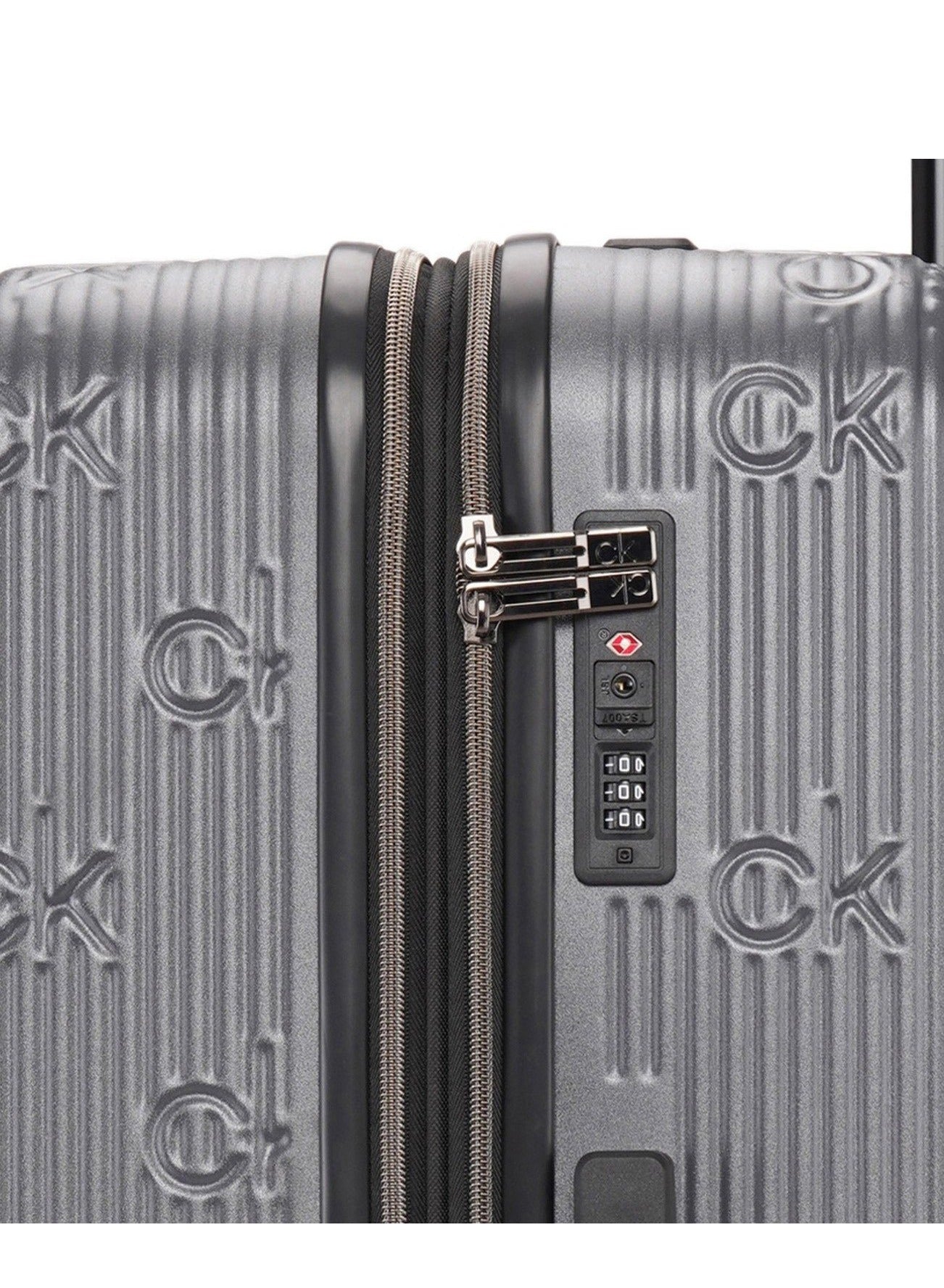 Insignia 2.0 Hardside Spinner Luggage On Wheels, Ultra Lightweight ABS, 4 Double Wheels Color Charcoal Grey