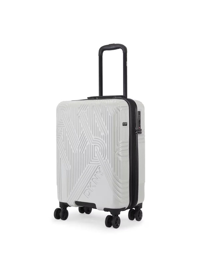 DKNY City Scape Hardside Luggage on Wheels for Unisex | Ultra Lightweight ABS on with Spinner Wheels 4  Color  Ice Grey