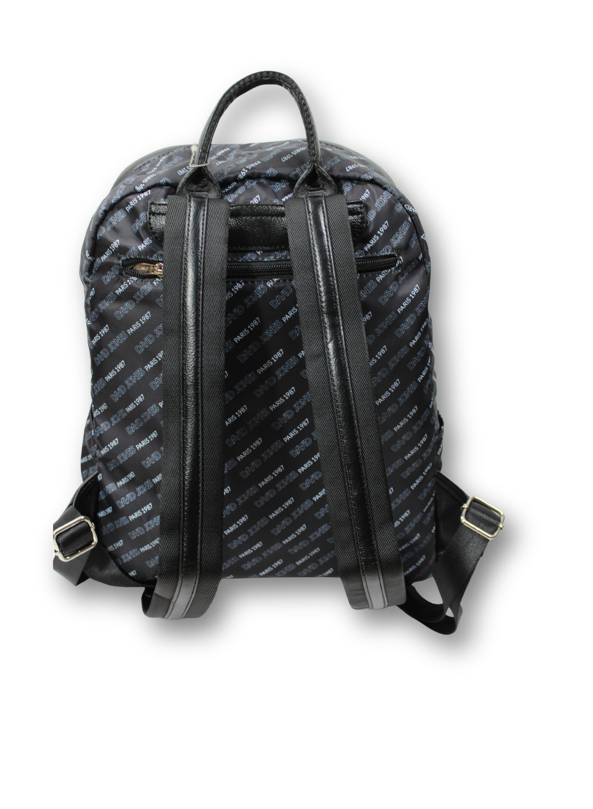 David Jones Women's Backpack Stylish and Durable Everyday Carry | Color Black (6889-5)