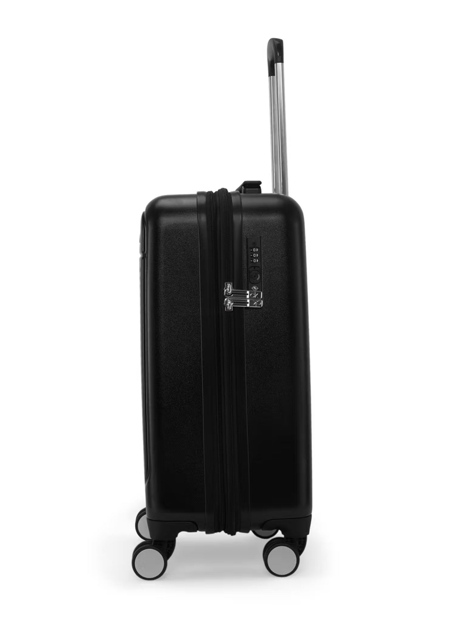 Calvin Klein In Stereo Hardside Luggage on Wheels for Unisex | Ultra Lightweight ABS with 4 Spinner Wheels|Color Black