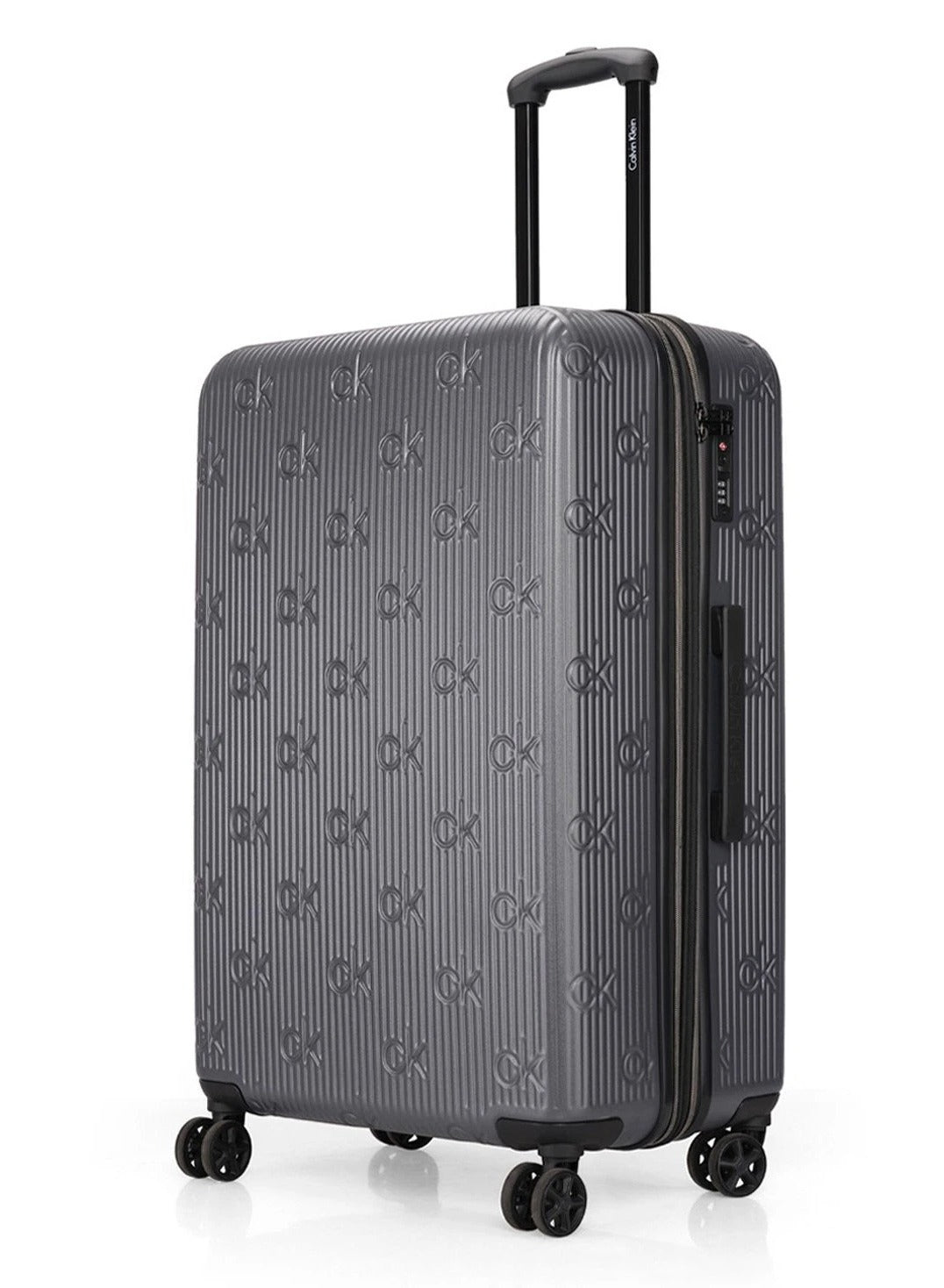 Insignia 2.0 Hardside Spinner Luggage On Wheels, Ultra Lightweight ABS, 4 Double Wheels Color Charcoal Grey