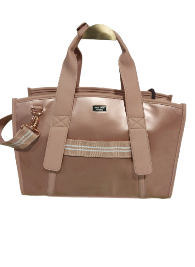 DKNY AFTERHOURS Unisex Weekender Travel Bag, Venus Rose Logo Print