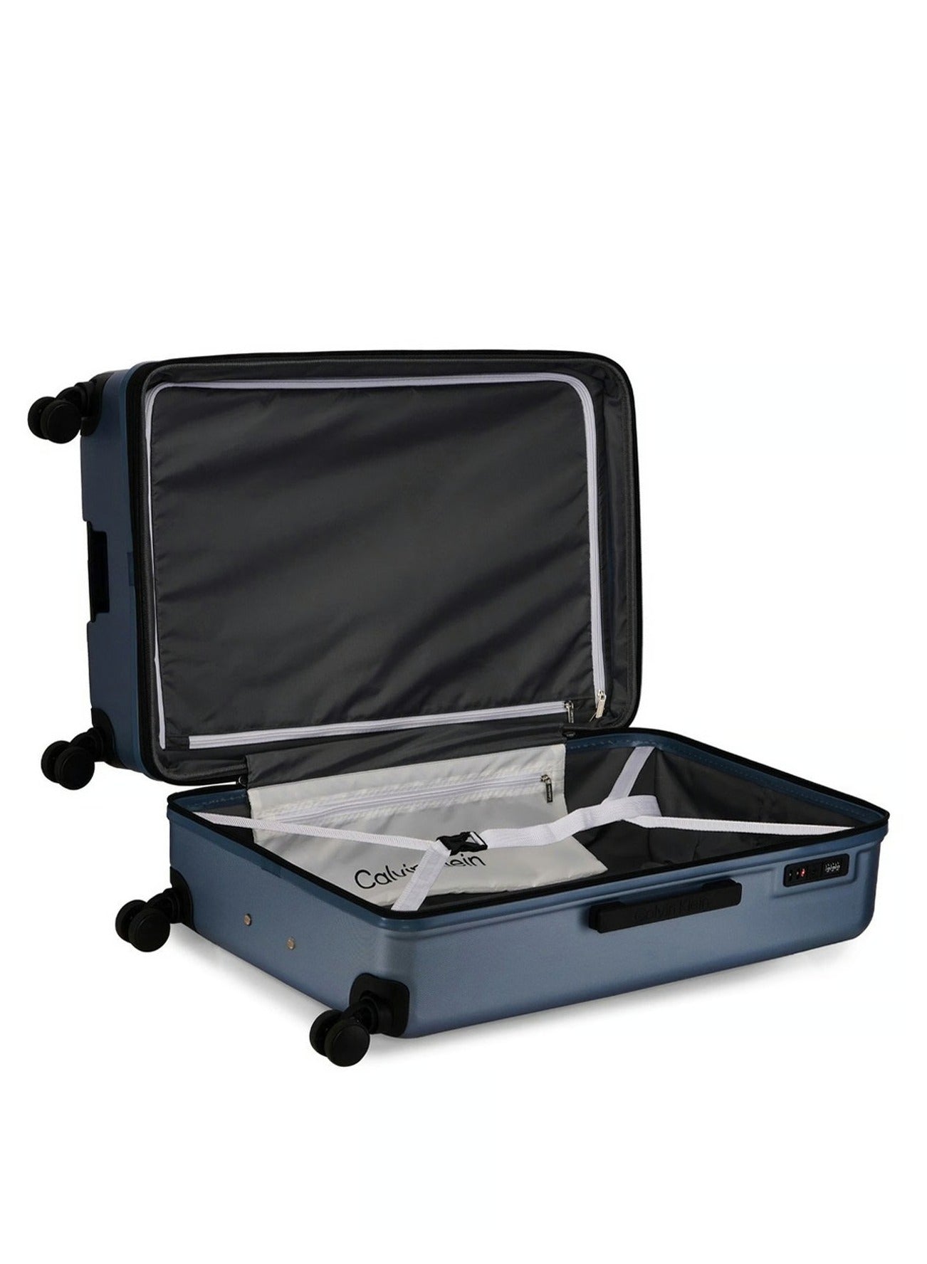 Calvin Klein Imagine Hardside Spinner Luggage On Wheels, Ultra Lightweight ABS, 4 Double Wheels