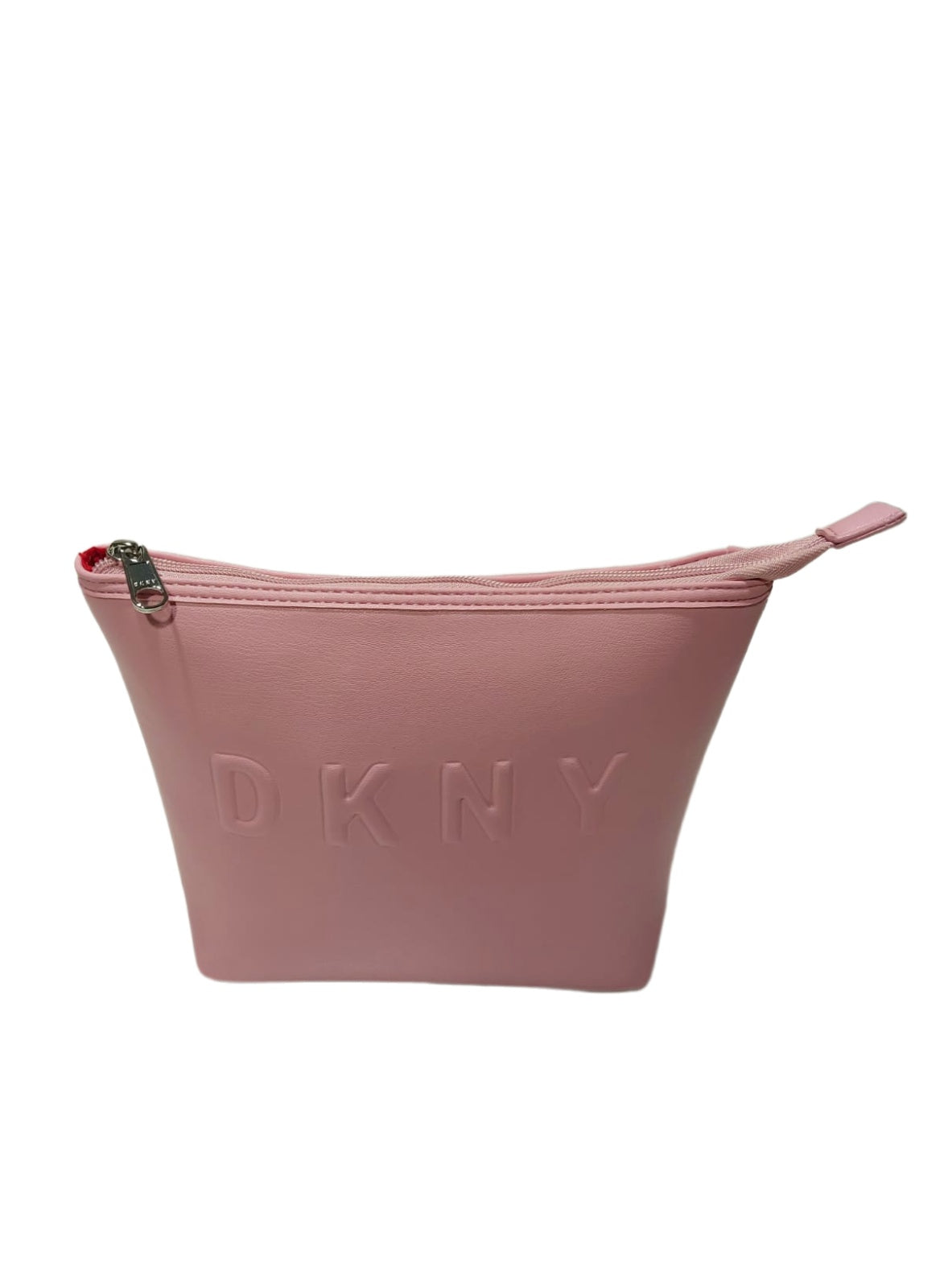 DKNY Trademark Beauty Case | Women’s Travel Cosmetic & Makeup Organizer | Large Size | Rose Dust