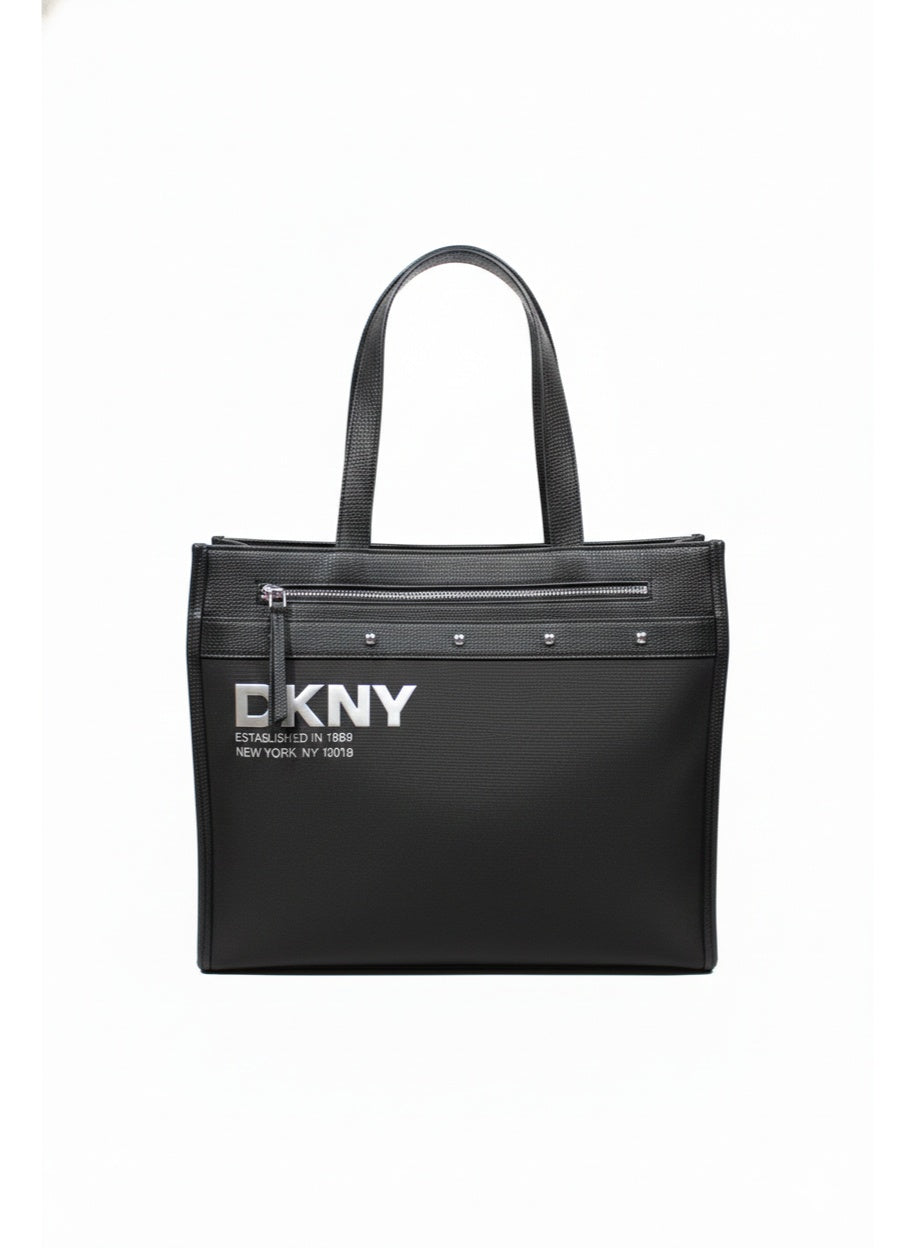 Rivets women's handbag & shoulder bags Women Shoulder Tote Bags Top Handle Satchel Color Black