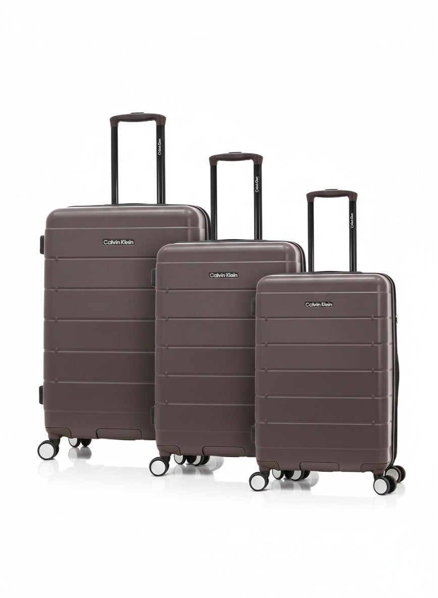 Palisades Hardside Luggage on Wheels for Unisex | Ultra Lightweight ABS on with Spinner Wheels 4 Color Brown