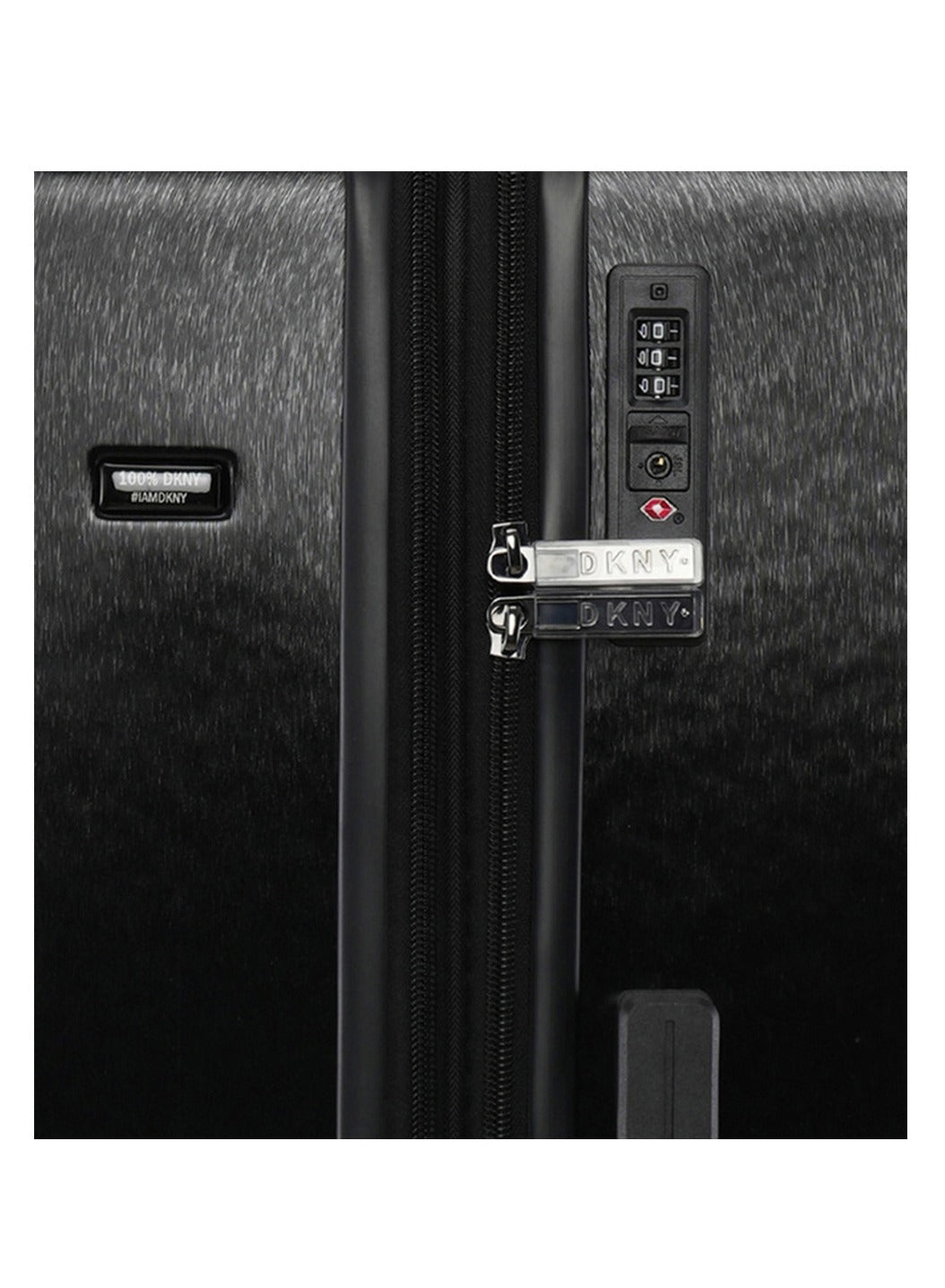 Dkny New Yorker Hardside Luggage on Wheels for Unisex | Ultra Lightweight ABS on with Spinner Wheels 4 Color Black