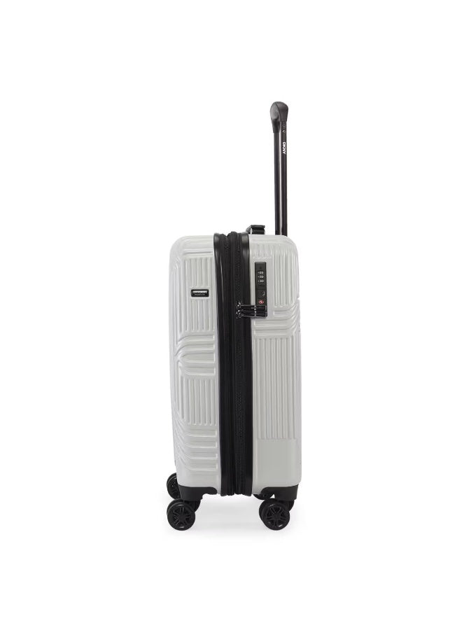 DKNY City Scape Hardside Luggage on Wheels for Unisex | Ultra Lightweight ABS on with Spinner Wheels 4  Color  Ice Grey