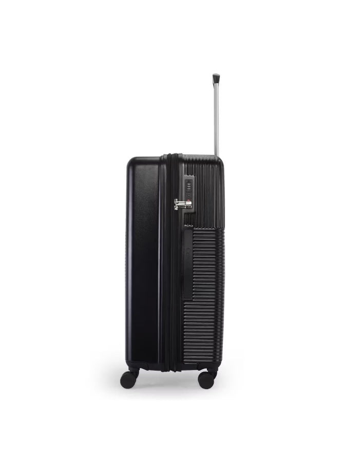 Calvin Klein Astoria Hardside Luggage on Wheels for Unisex | Ultra Lightweight ABS with 4 Spinner Wheels | Color Black