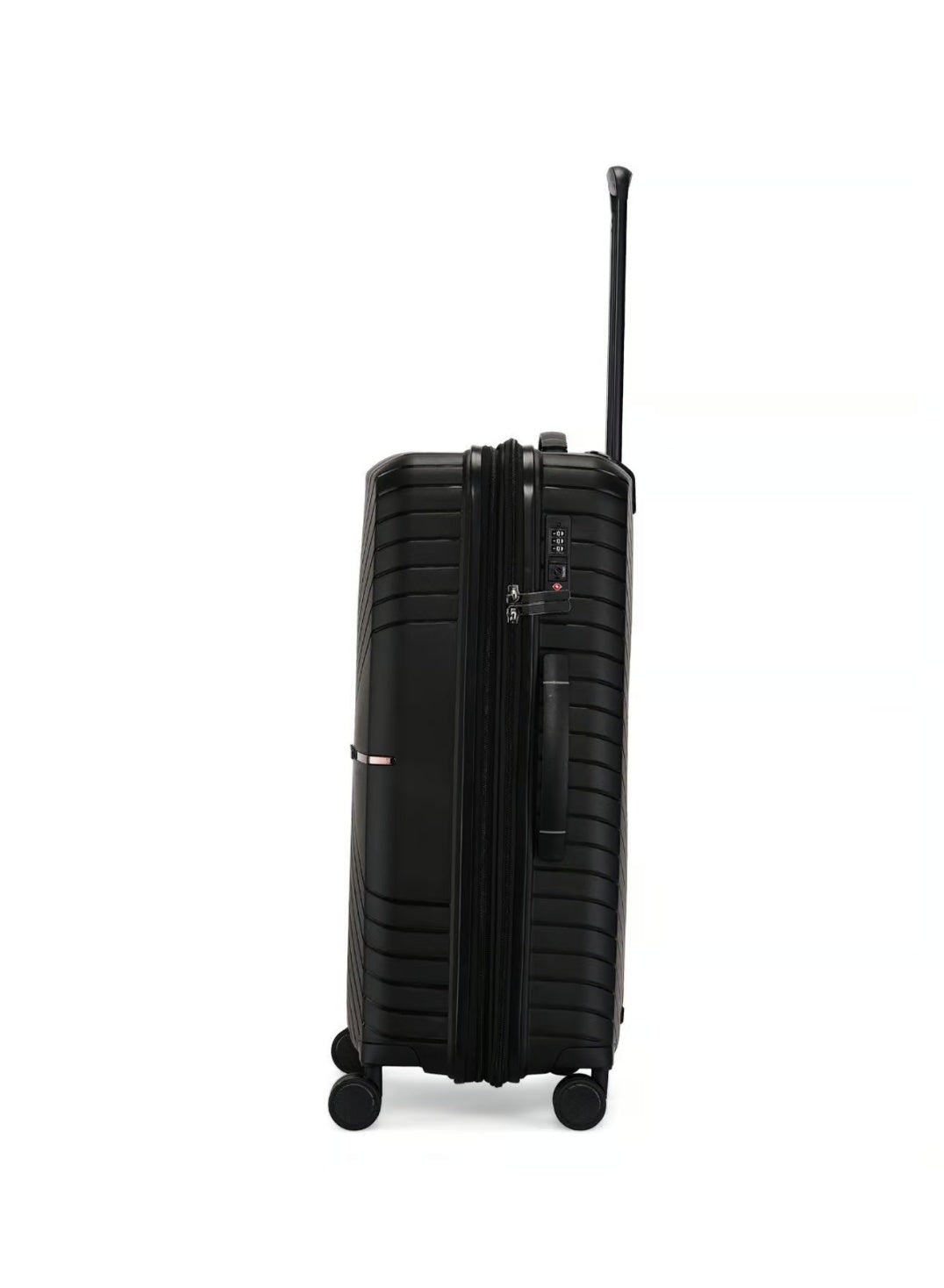 Calvin Klein Sustain 2.0 3-Piece Hardsided Luggage Set on Wheels for Unisex | Ultra Lightweight ABS with Spinner Wheels 4 Color Black