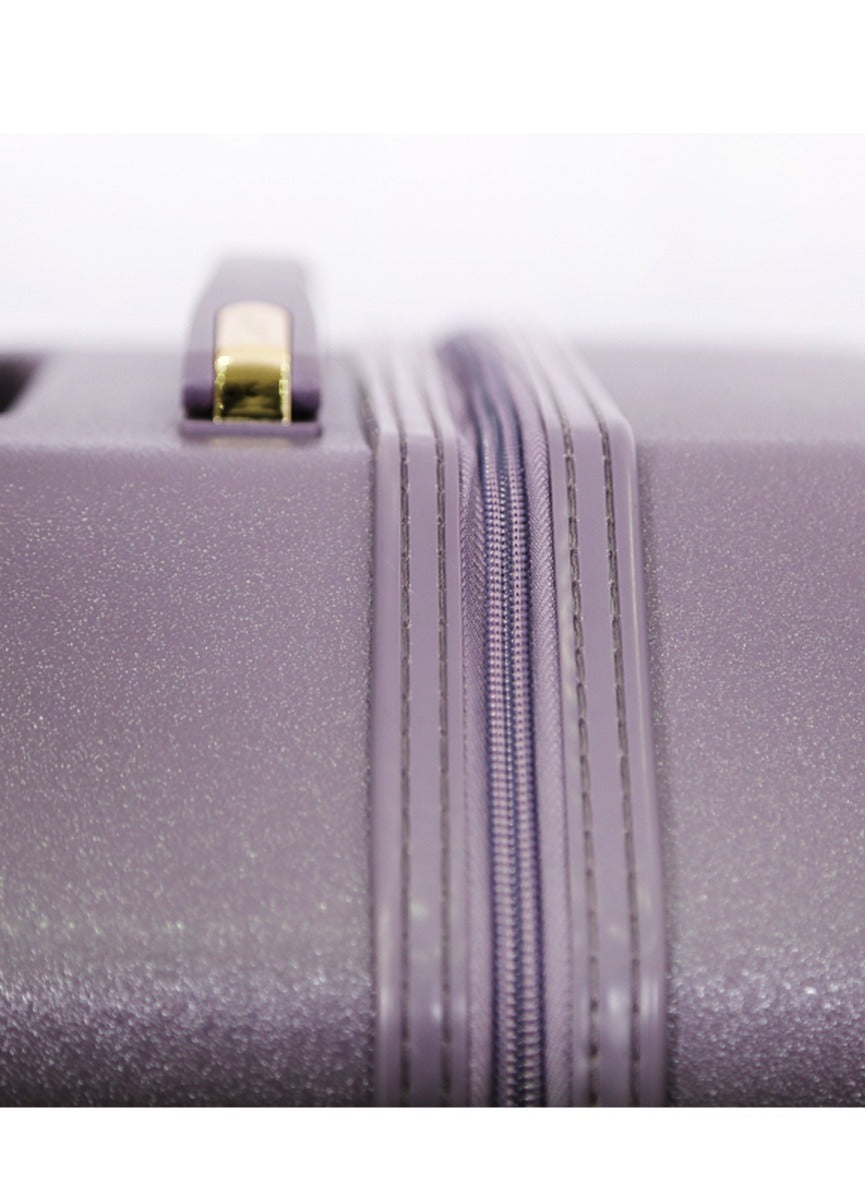 Dkny Allure Hardside Luggage on Wheels for Unisex | Ultra Lightweight ABS on with Spinner Wheels 4 Color Black/Rose Pulm