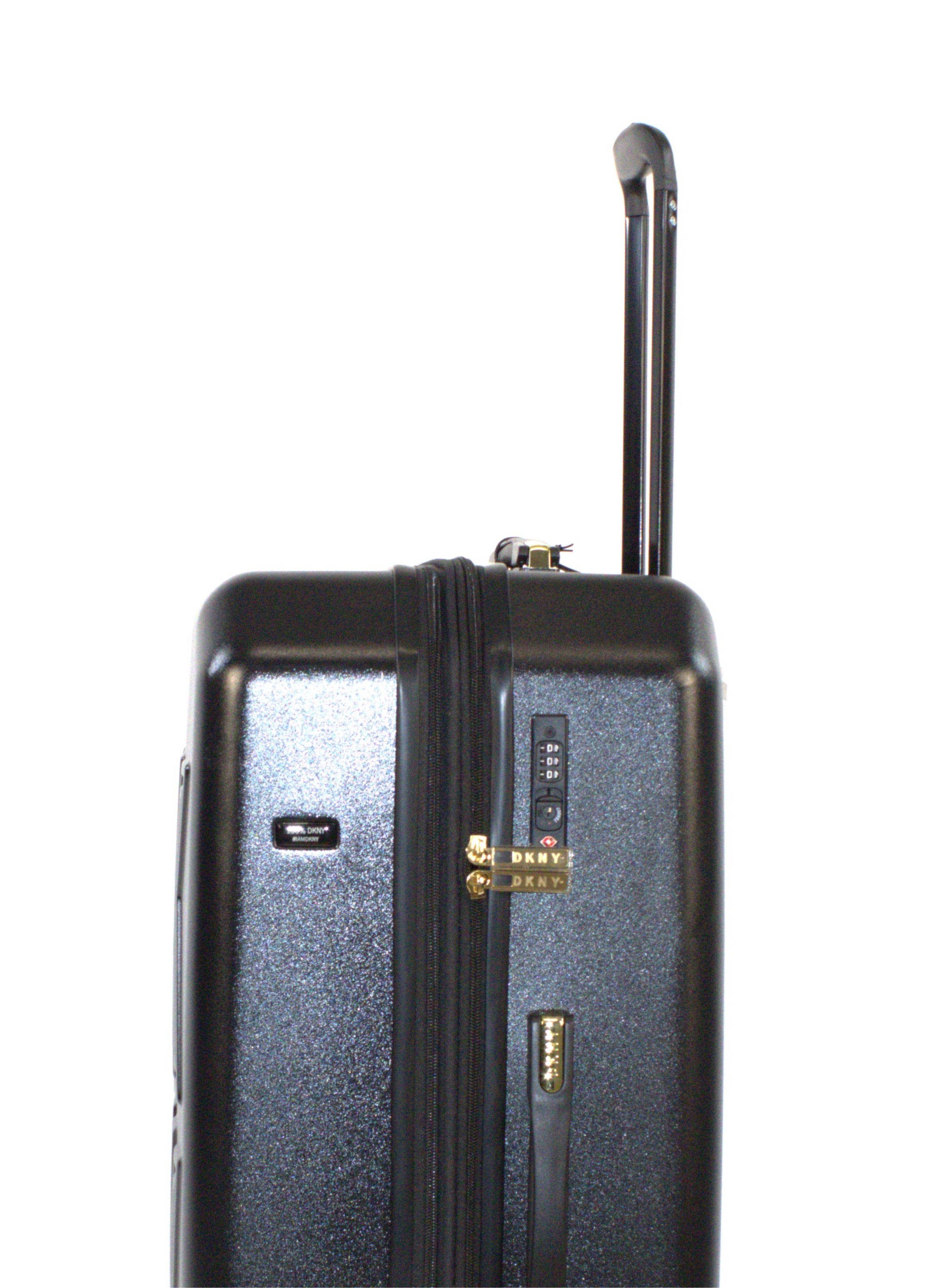 Dkny Remix Hardside Luggage on Wheels for Unisex | Ultra Lightweight ABS on with Spinner Wheels 4 Color Black