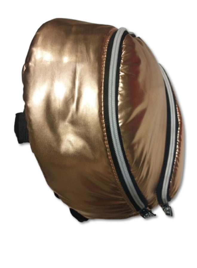 DKNY Skylight Down Space Backpack – Gold – Stylish Lightweight Travel & Daily Use Bag