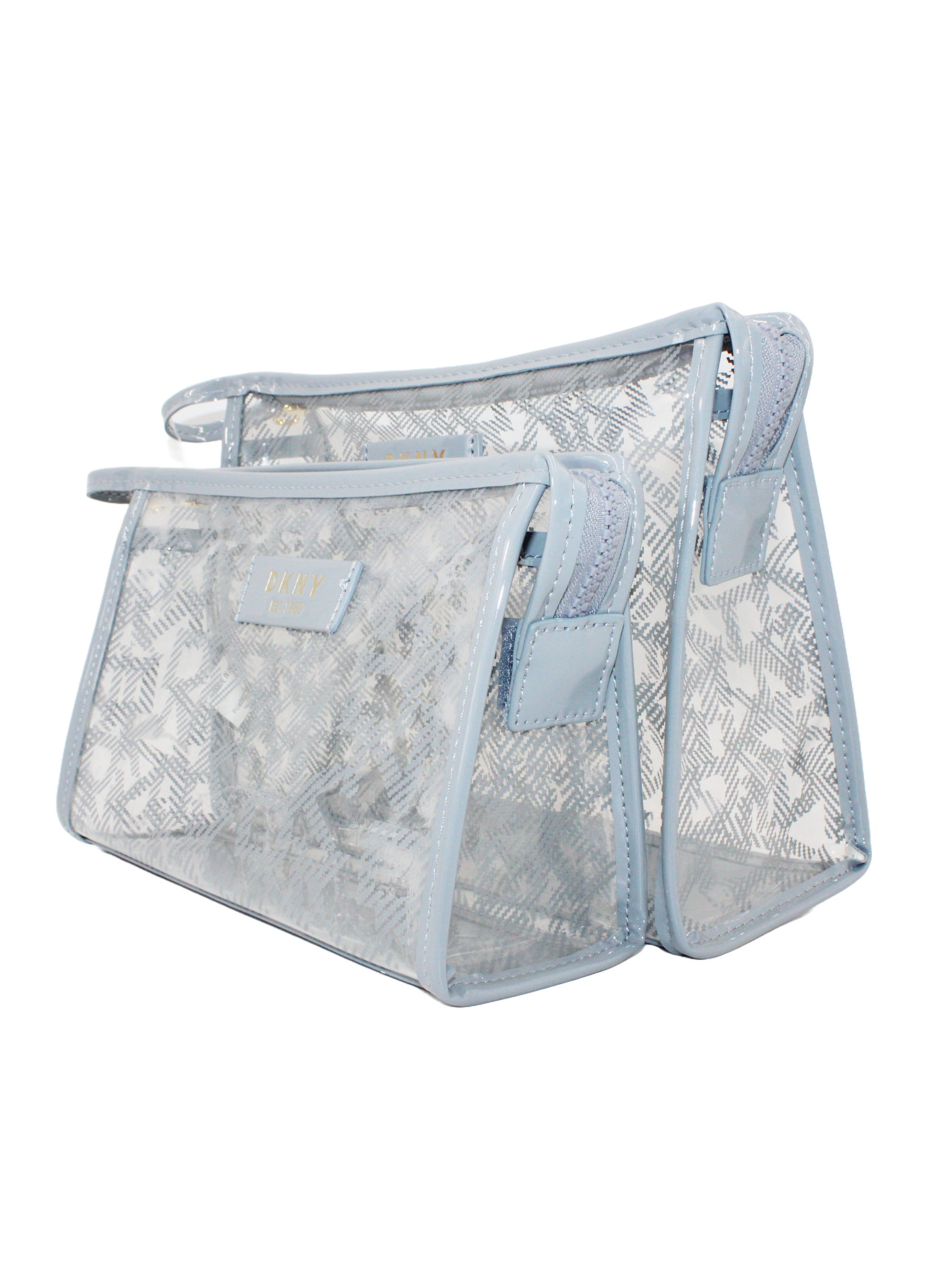 DKNY Lucid Dream T Stand Cosmetic Bag, Travel Make up Bag Small, Small Lightweight Cosmetic Bag Storage Bag, Small Makeup Bag, Travel Toiletry Bag