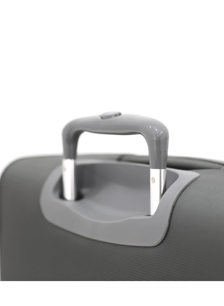 Calvin Klein Solana Softside Spinner Luggage On Wheels, Ultra Lightweight Polyester, 4 Double Wheels