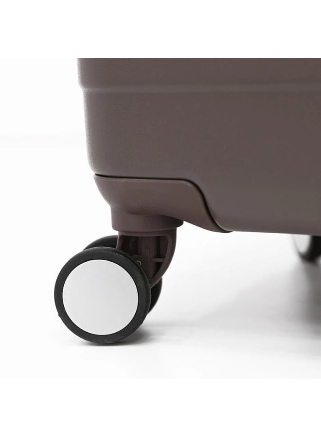 Palisades Hardside Luggage on Wheels for Unisex | Ultra Lightweight ABS on with Spinner Wheels 4 Color Brown