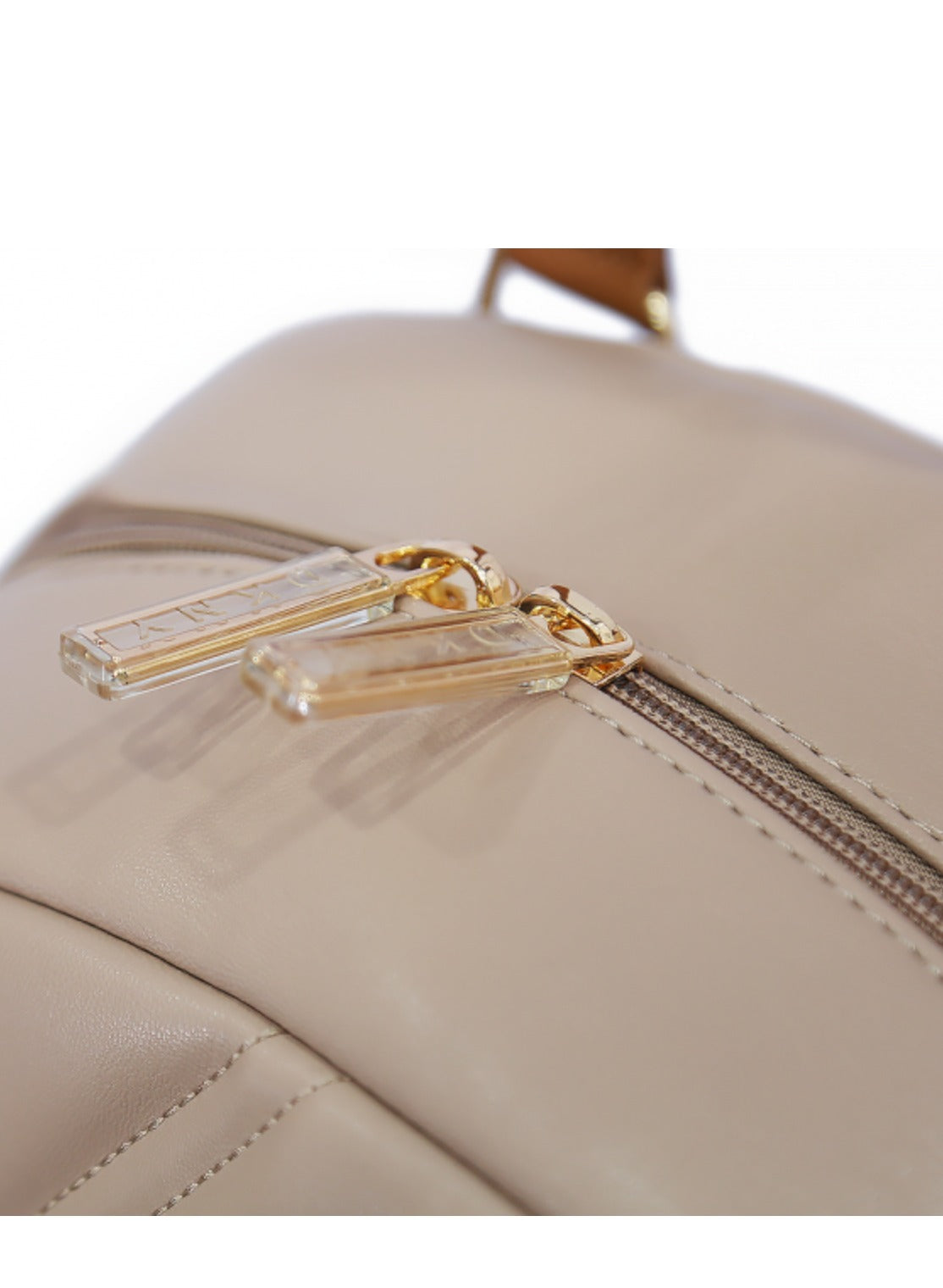 DKNY Bias Business Travel Daypack Laptop Backpack for Women and Girls(Cappuccino)