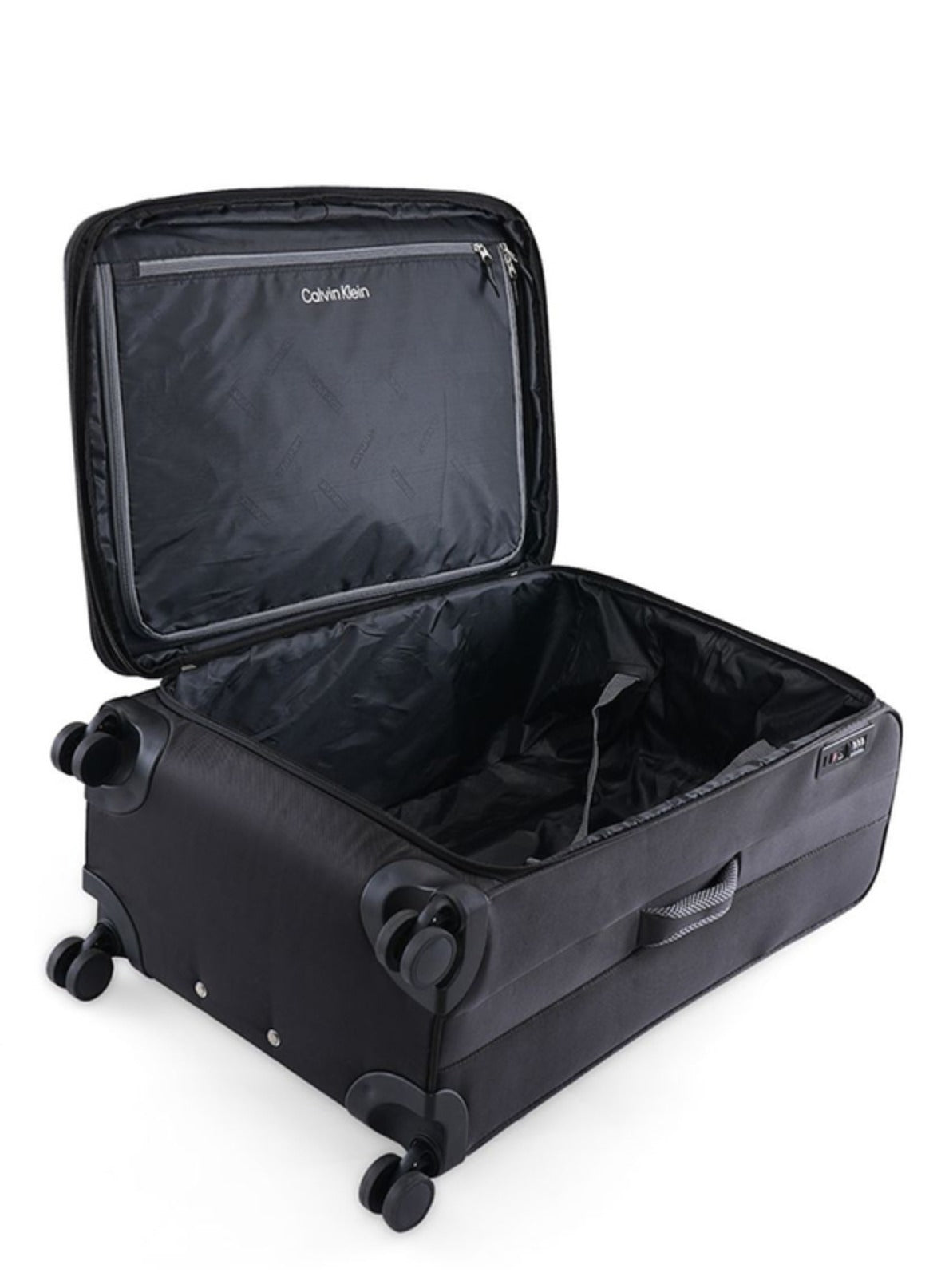 Rockaway Softside Spinner Luggage On Wheels, Ultra Lightweight, 4 Double Wheels
