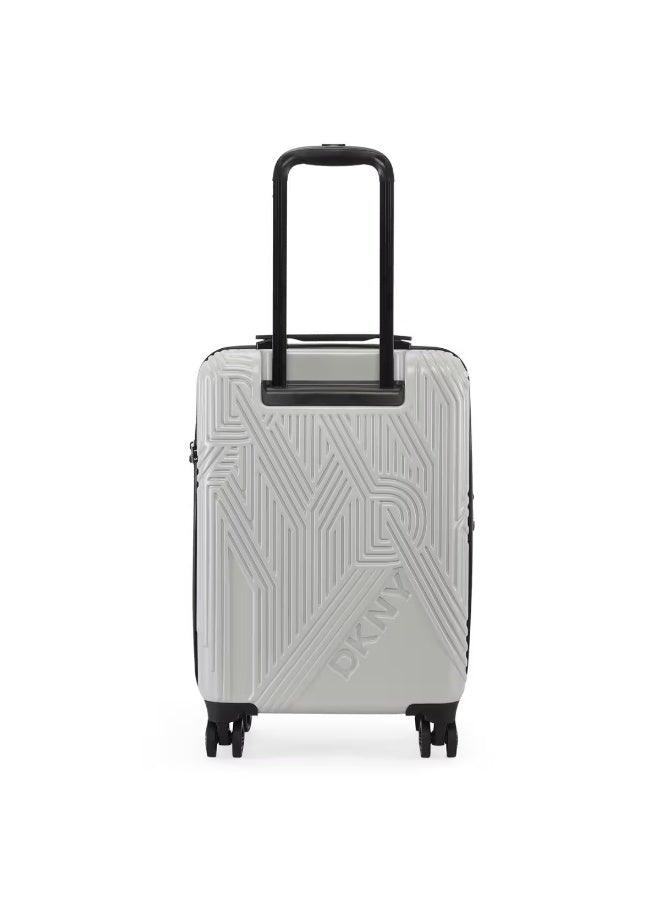 DKNY City Scape Hardside Luggage on Wheels for Unisex | Ultra Lightweight ABS on with Spinner Wheels 4  Color  Ice Grey
