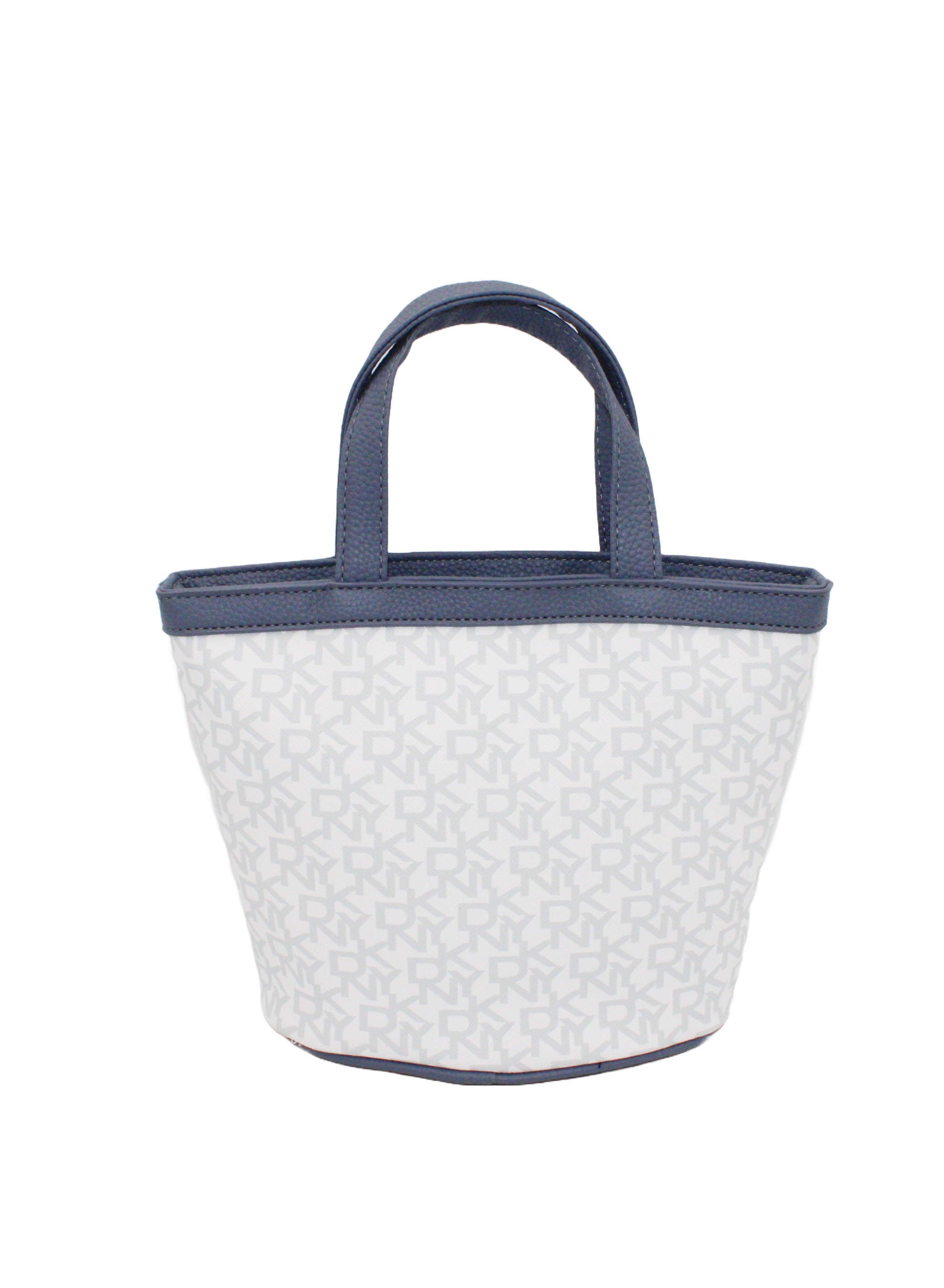 DKNY Signature Stripe 2.0 Mini Tote Cosmetic Bag, Travel Make up Bag Small, Small Lightweight Cosmetic Bag Storage Bag, Small Makeup Bag, Travel Toiletry Bag