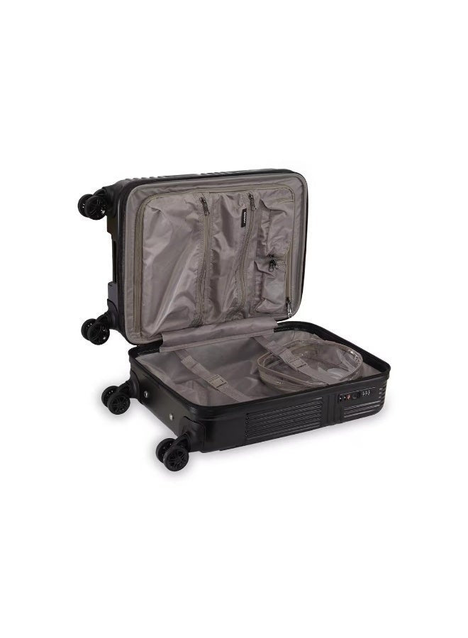 DKNY City Scape Hardside Luggage on Wheels for Unisex | Ultra Lightweight ABS with Spinner Wheels 4 Color Black