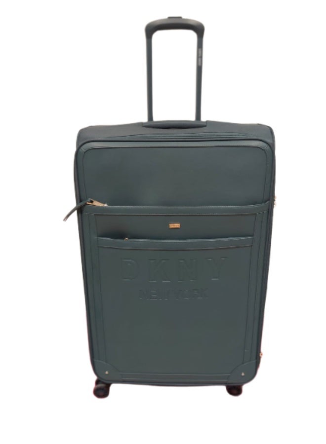 DKNY ECHO Softside Luggage on Wheels for Unisex | Ultra Lightweight ABS on with Spinner Wheels 4 Color Pine