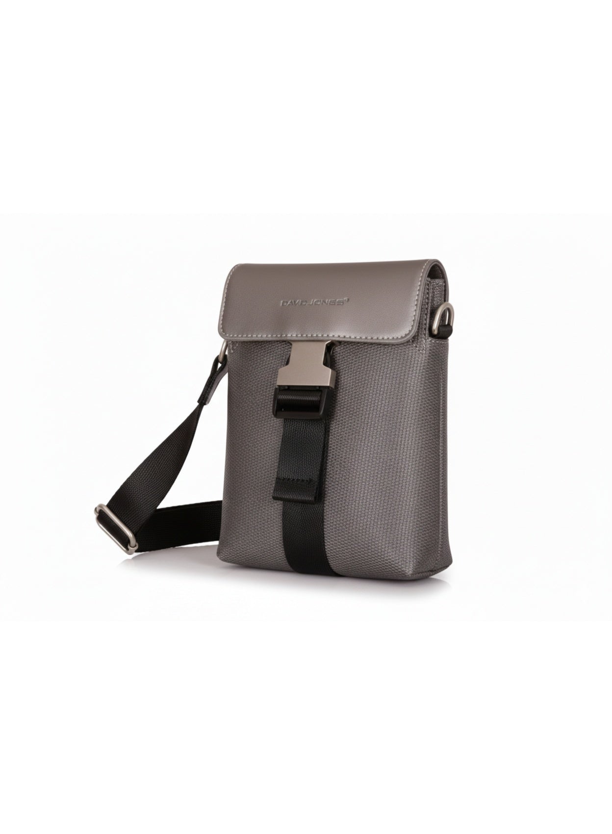 David Jones Womens Handbag Stylish and Durable Everyday Carry | Color Silvery Gray (CM7491)