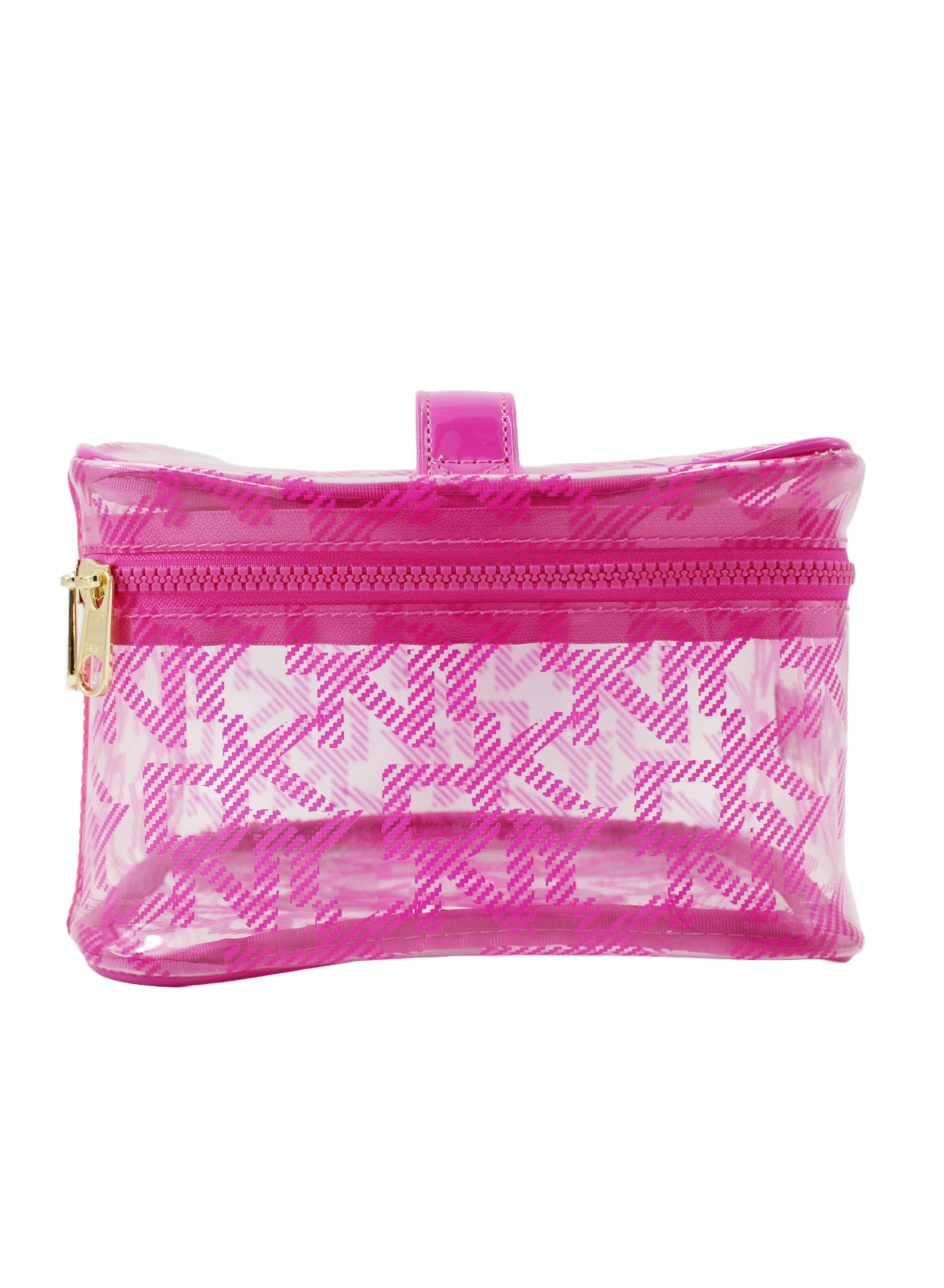 DKNY Lucid Dream Train Case Cosmetic Bag, Travel Make up Bag Small, Small Lightweight Cosmetic Bag Storage Bag, Small Makeup Bag, Travel Toiletry Bag